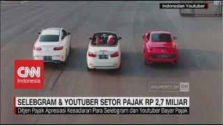 Selebgram & Youtuber Setor Pajak Rp 2,7 Miliar