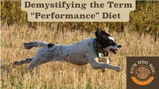 Demystifying the Term "Performance" Diet