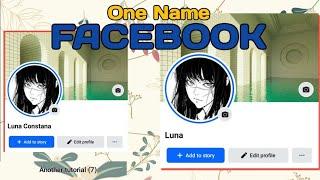 how to one name on facebook 2024 | another way (7)