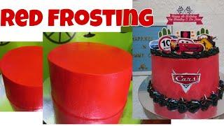 How to make red frosting! by: Helen A.