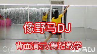 《像野马DJ》网红火爆舞曲，好听好跳，背面演示/舞蹈教学#舞之梦舞蹈苑 #流行舞蹈 #广场舞 #排舞#洗脑歌  #CarmenDanceStudio#linedance #squaredance