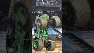 Monster Jam Grave Digger Insane Crash! #monsterjam #shorts