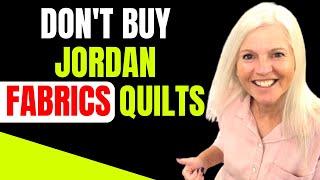 Don't Buy From Donna Jordan Fabrics Without Watching This Video | Quilt Tutorial Free Patterns Chain