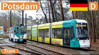  POTSDAM TRAMS / Potsdam Straßenbahn 2023【4K】