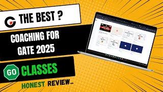 GO Classes Honest Review || Best course for GATE CSE | #gatecse #goclasses  #gate2025