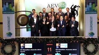 Winner FD Gazellen Award, Aeves, sounds gong