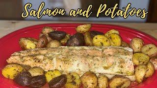 Homemade Baked Salmon and Potatoes Recipe From Home