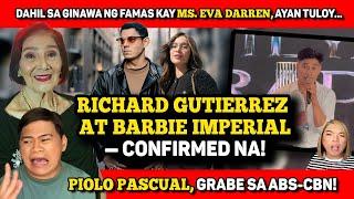 RICHARD GUTIERREZ AT BARBIE IMPERIAL, FINALLY!  MS. EVA DARREN, INAPI NG FAMAS, PERO LOOK!  #PIOLO