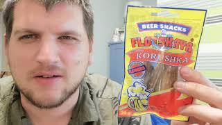  Brasov Ciucas (Romanian Malt Liquor) with Florskaya Korushka Beer Snacks 