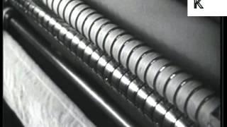 1930s Celluloid Film Production, Hollywood, Factory, Archive Footage