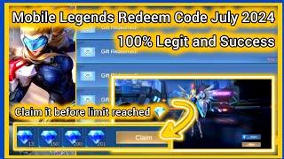Mobile Legends Redeem Codes July 9, 2024 - MLBB diamond redeem code today! Exclusive Diamond reward!