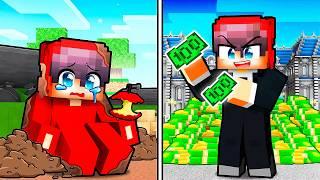 $1 vs $1,000,000 Cash in Minecraft