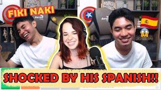 NATIVE SPEAKER SHOCKED BY FIKI NAKI'S SPANISH!!!