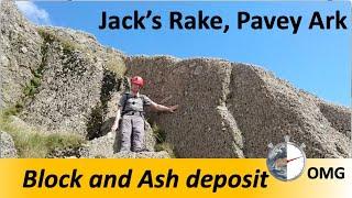 Block and ash deposit on Jack's Rake Pavey Ark