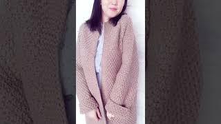 Кардиган спицами