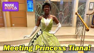 We Meet Princess Tiana on the Disney Magic, Talk Tiana's Bayou Adventure & Beignets