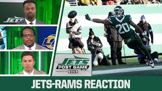 Bart Scott, Willie Colon, Connor Rogers and crew react to the Jets 19-9 loss to the Rams | SNY