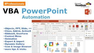 PowerPoint Automation using VBA. Complete professional course for free