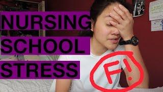 I STUDIED SO HARD IN NURSING SCHOOL! | NURSING SCHOOL STRESS.