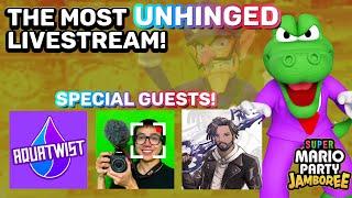 The MOST UNHINGED Mario Party Stream- Ft @Plainrock124 @AquaTwist_ @TheCollective1