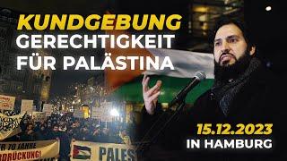 Gerechtigkeit für Palästina I Kundgebung in Hamburg am 15.12.2023