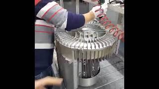 Assembly process of high pressure blower