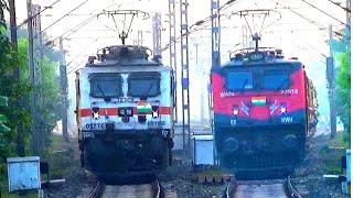  100 KMPH Super Fast Trains Running at Full Speed in India | Indian Train Compilation | Train Video