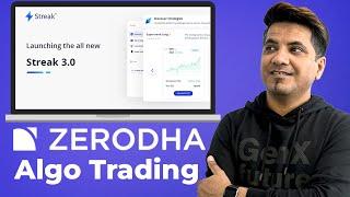 Algo Trade In Zerodha | Streak Live Trading Strategies 2022 In Hindi