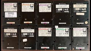 Lot of 10 vintage Western Digital Caviar Drives - Were they really the fastest at the time?