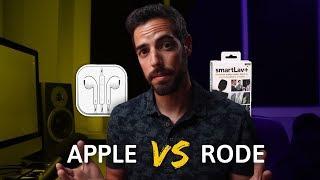 ¿Mejor MICRÓFONO BARATO PARA PODCAST? Rode SMARTLAV+ vs Apple EARPODS