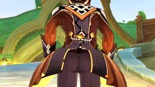 I found proof that Zhongli has the BIGGEST booty