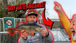 Angry MALE Karen (Kevin?) Tried To Kick Us Off PUBLIC Fishing Spot!