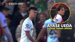 Mees Hilgers VS Feyenoord - Duel Seru Lawan Striker TIMNAS JEPANG!!!