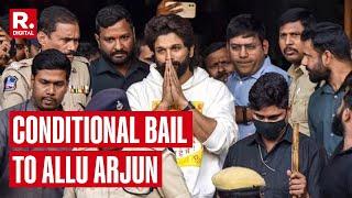 Sandhya Theatre Case: Regular Court Grants Conditional Bail to Allu Arjun