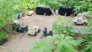 Army men: Three places Attack (Under water attack) plastic army men #stopmotion #am