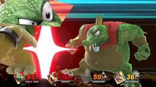 Super Smash Bros. Ultimate (King K. Rool Vs. Bowser Vs. Ganondorf Vs. King Dedede)