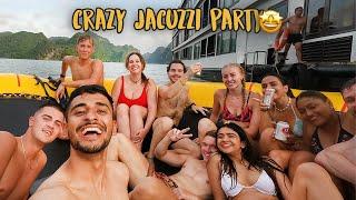 EXPENSIVE JACUZZI PARTY IN HALONG BAY | Cruise & Kayaking Experience