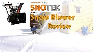 Sno-Tek 2 Stage Gas Snow Blower Review (24" Ariens)