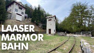 DIE MARMORBAHN IM VINSCHGAU (Südtirol) | Verlassene Eisenbahn und Schrägbahn in Laas