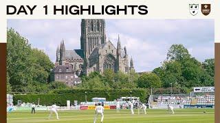 Runs in the sun at New Road on Day one | Vitality County Championship