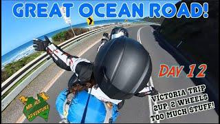 Motorcycling Australia's Great Ocean Road - 2 Up Suzuki DL650 V-Strom