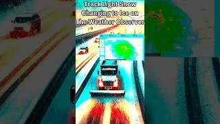 Track Light Snow to Ice on The Weather Observer  #weather #ice #travel #newengland #snow