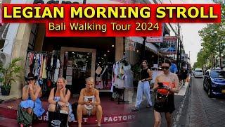 LEGIAN MORNING WALK || Bali Legian Walking Tour | BALI 2024