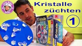 Kristalle selbst züchten Basis Set Galileo Pro7 Clementoni Test Experiment Teil 1 - Kinderkanal