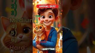 Only Animal Experts Can Pass This Quiz!  | Easy to Impossible