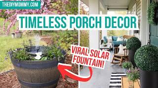I TRANSFORMED My Porch into a Cozy French Cottage on a Budget