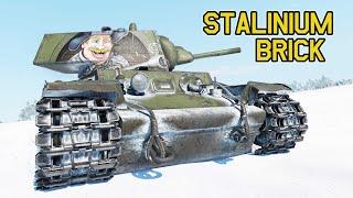 I WENT ON A RAMPAGE WITH A STALINIUM BRICK - KV-1 L-11 in War Thunder - OddBawZ