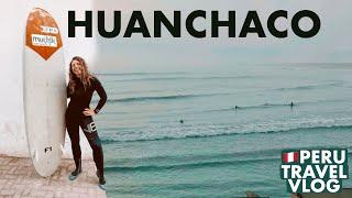 Surfing in Huanchaco  Backpacking Peru Travel Vlog