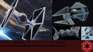 Every type of Tie fighter in Star Wars cannon explained