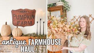 FALL Antique Farmhouse Haul | Gorgeous Fall Home Decor Finds #falldecor #antiquefarmhouse